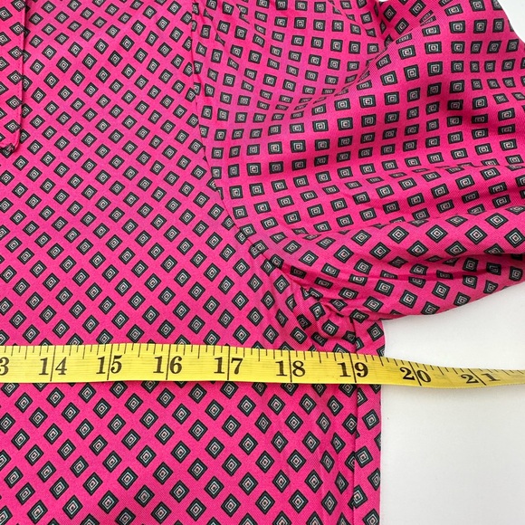 NWT vineyard vines Long Sleeve Silk Blend Twill Midi Shirtdress in Diamond Sz M - Picture 11 of 14